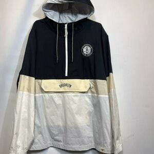 Fanatics Brooklyn Nets 1/2 Zip Windbreaker Pullover Jacket – Men’s XL – NBA